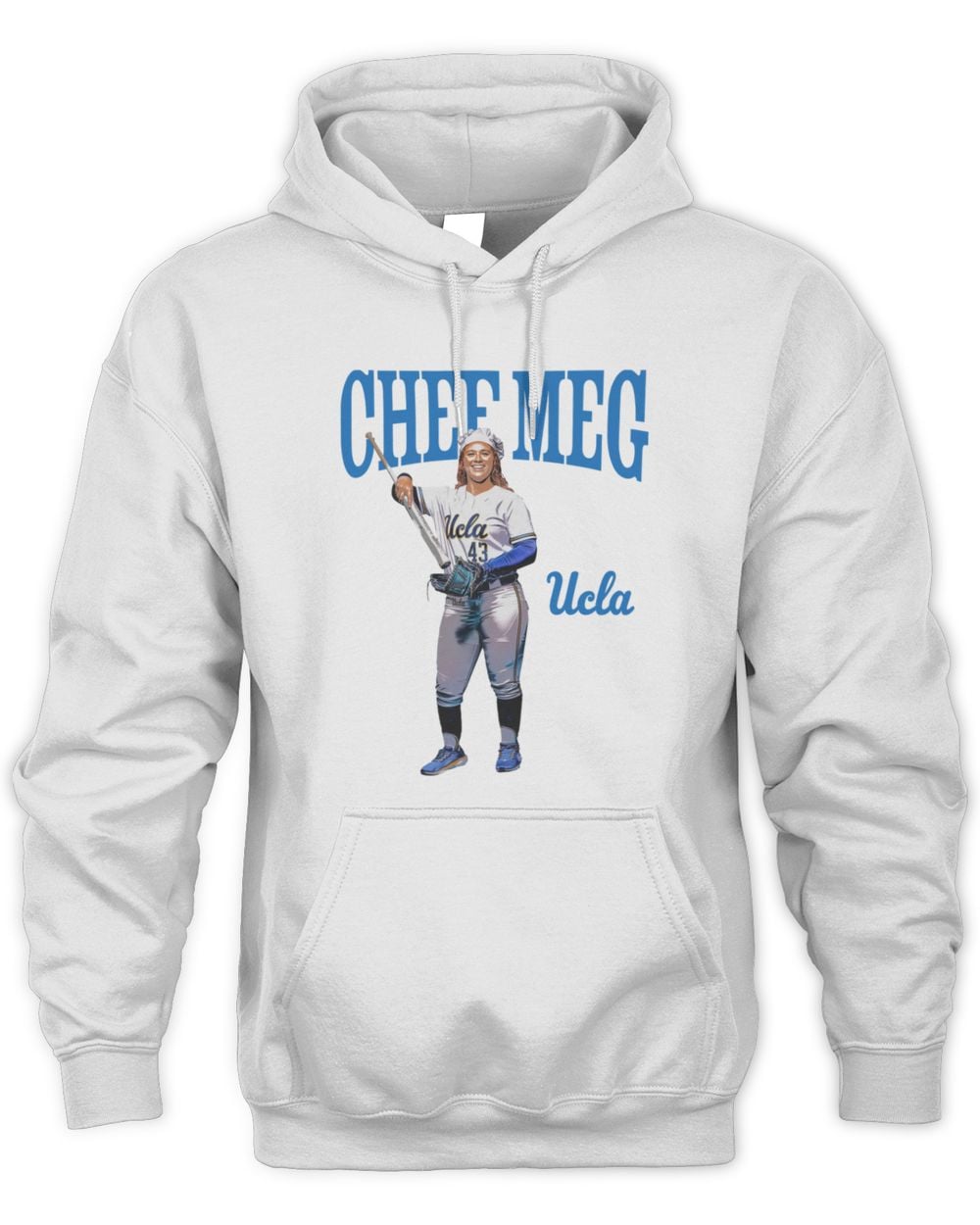 Megan Grant Ucla White Chef Meg Hoodie Sweatshirt