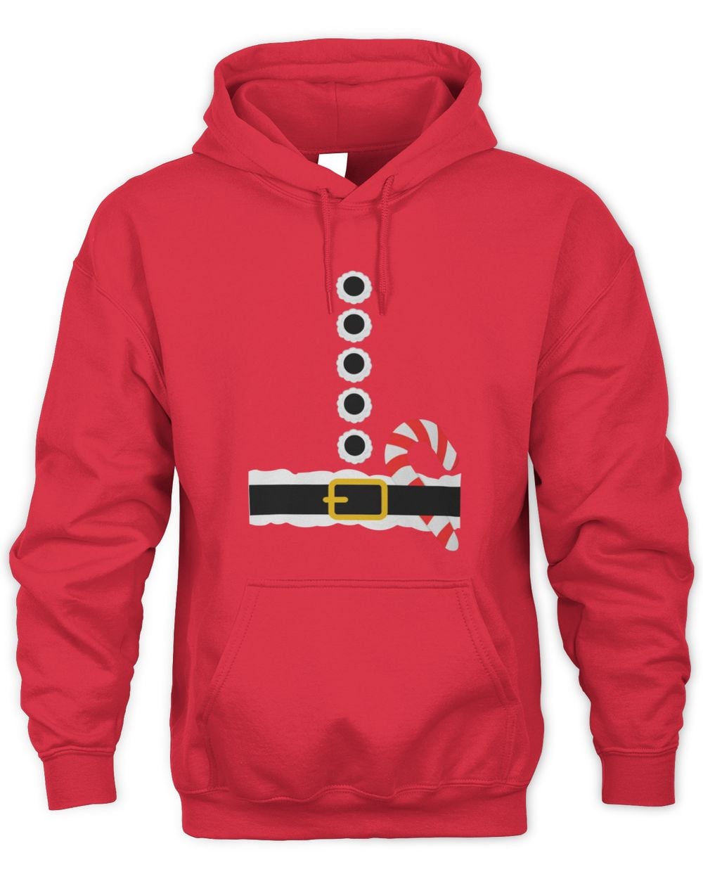 Santa Fun And Easy Elf Christmas Hoodie