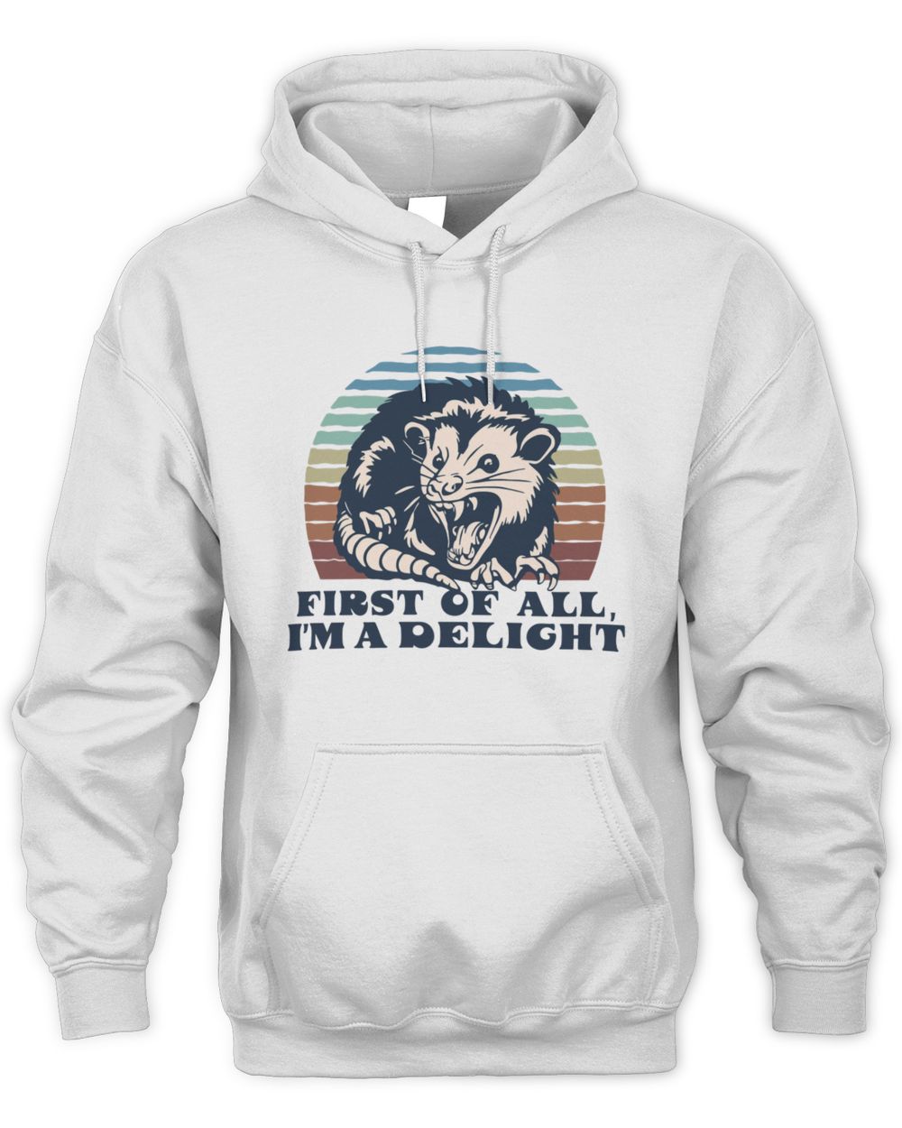 Official Delightful Unhinged Possum Hoodie