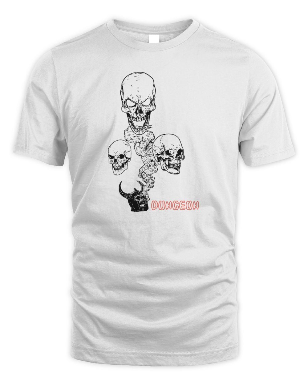 Slam City Skates Dungeon No Body Lives T-Shirt White