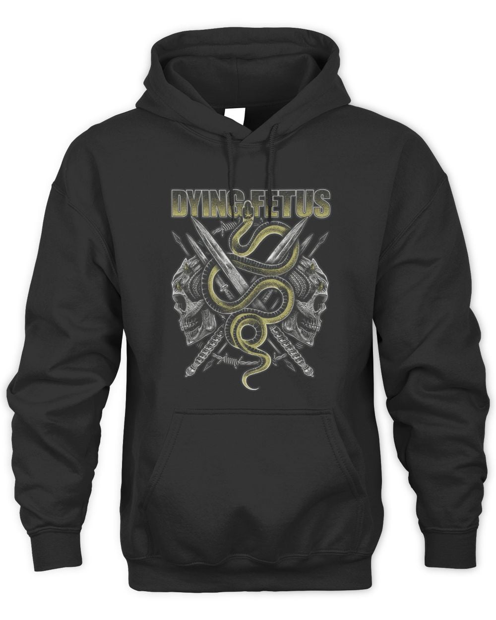 Dying Fetus Snake Skull Hoodie Sweatshirt