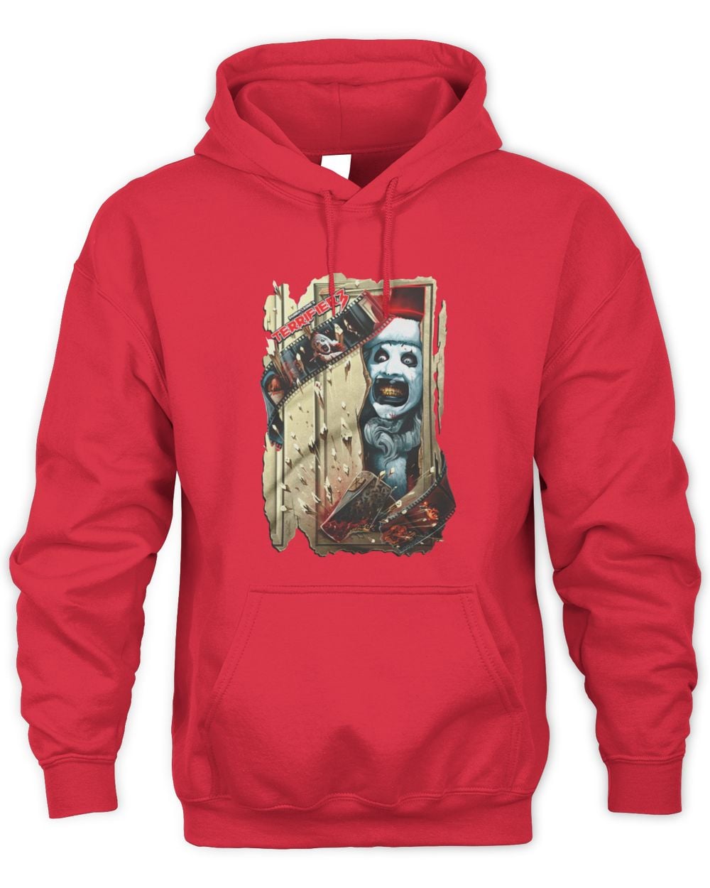 Terrifier 3 Chop House Red Official Hoodie Sweatshirt