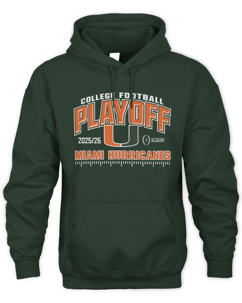 Miami Hurricanes 2025 Men's CFP (2) Hoodie Sweatshirt