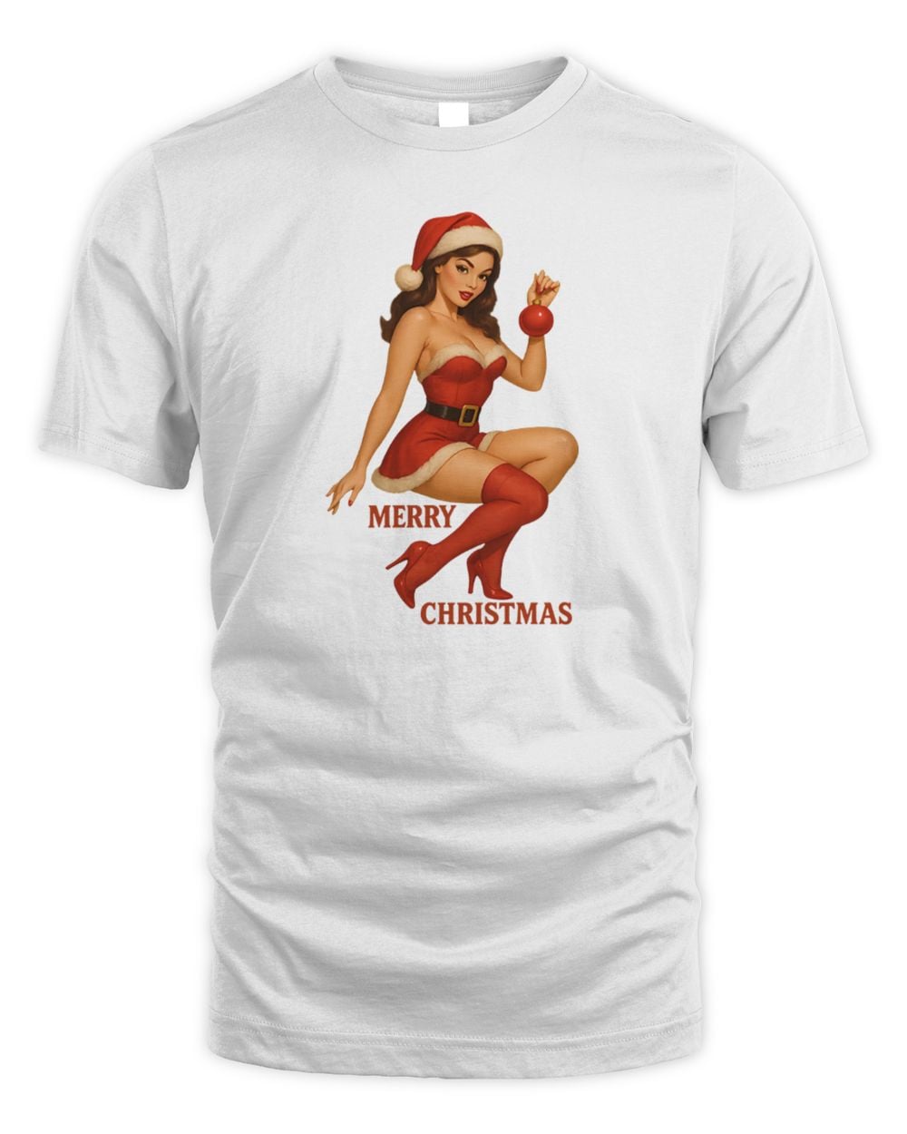 Merry Christmas Sexy Christmas T Shirt White