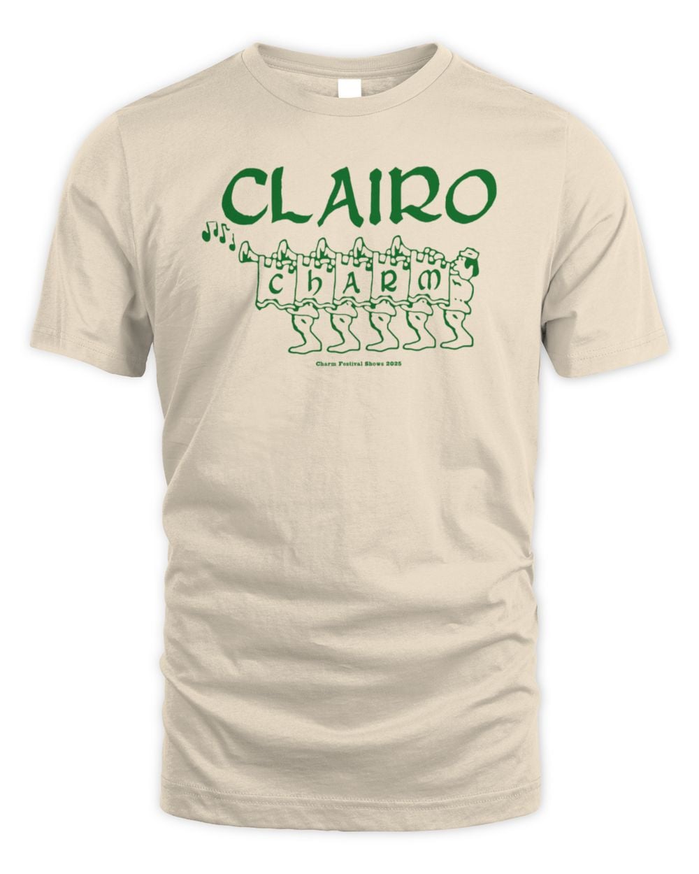 Clairo Merch Charm Trumpet Fest Tee