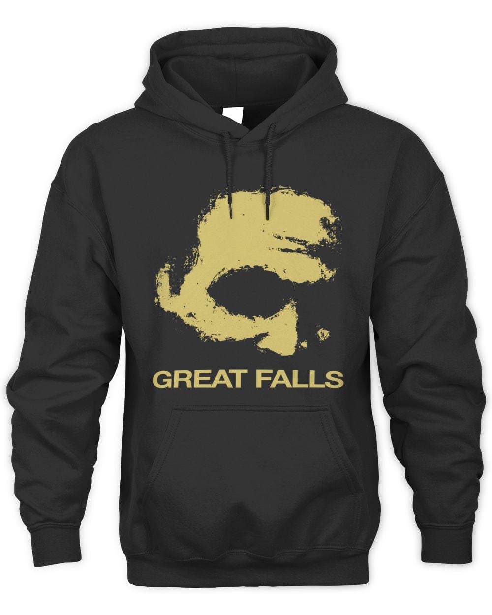 Great Falls Gold Face Hoodie Sweatshirt