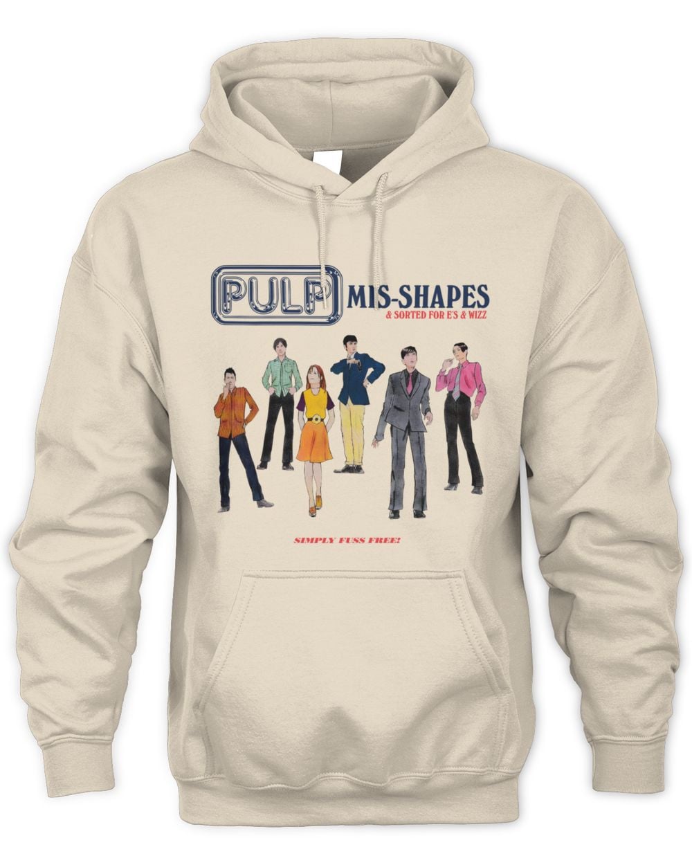 Pulp Official Merch Mis-Shapes Hoodie Sweatshirt