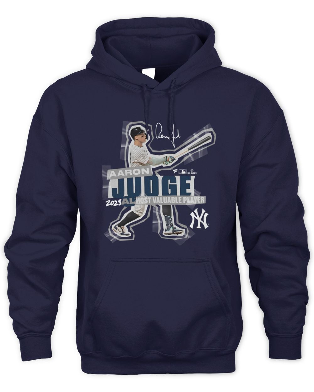 Men's Aaron Judge Navy New York Yankees 2025 American League MVP Hoodie Sweatshirt
