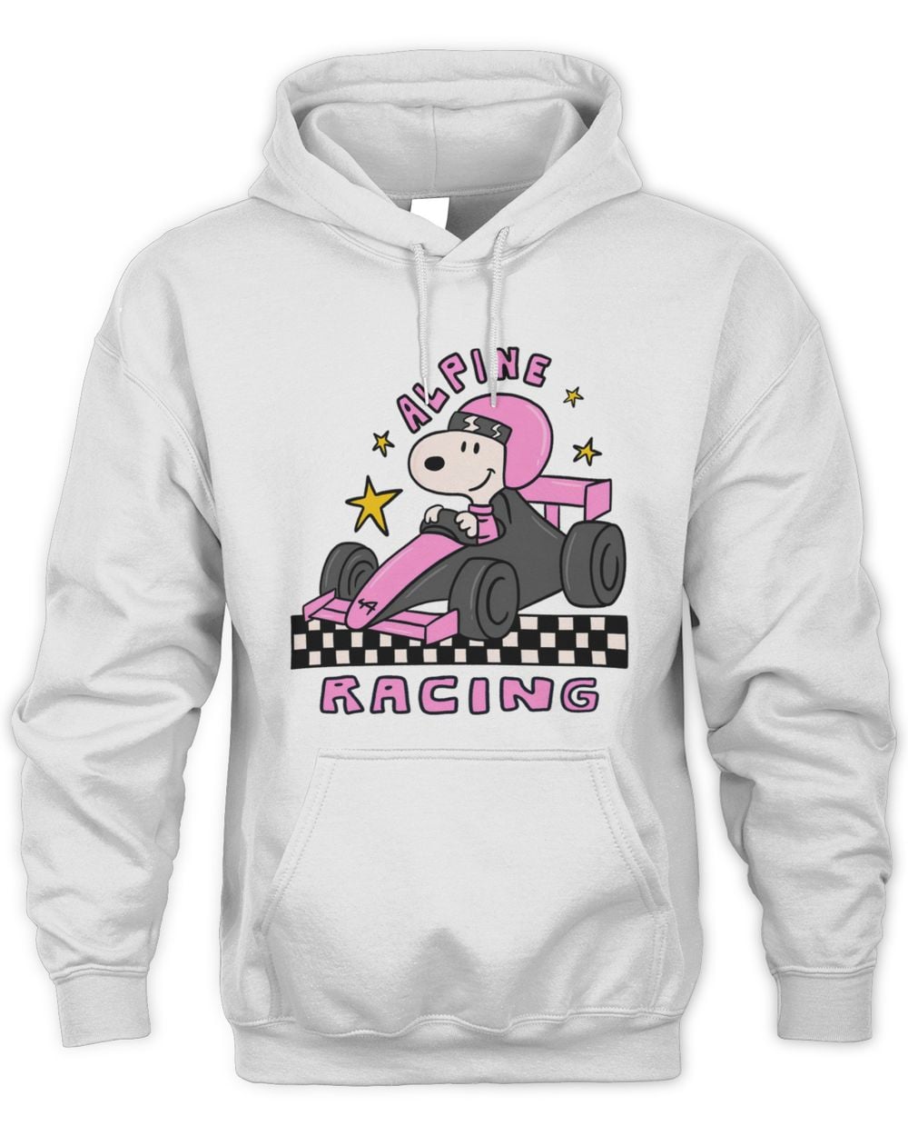 Official F1 Snoopy Alpine Racing Hoodie Sweatshirt