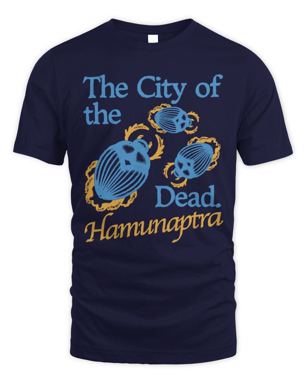 Super Yaki Merch Visit Hamunaptra Navy T-Shirt