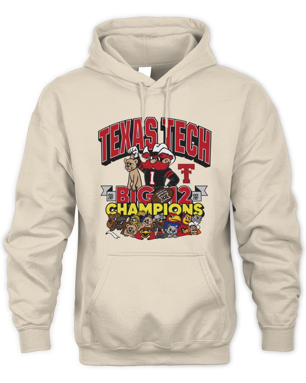 Texas Tech Big 12 CHAMPS Official Hoodie Sweatshirt