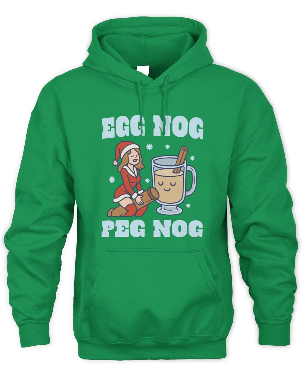 Egg Nog Peg Nog Hoodie Sweatshirt