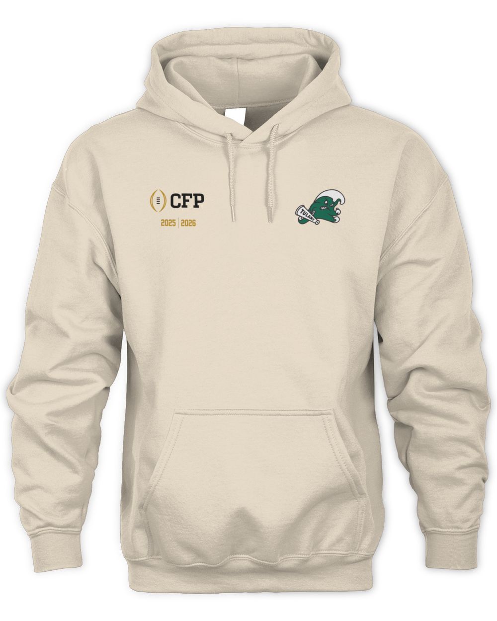 CFP '25 '26 Gameday Tulane Mascot Hoodie