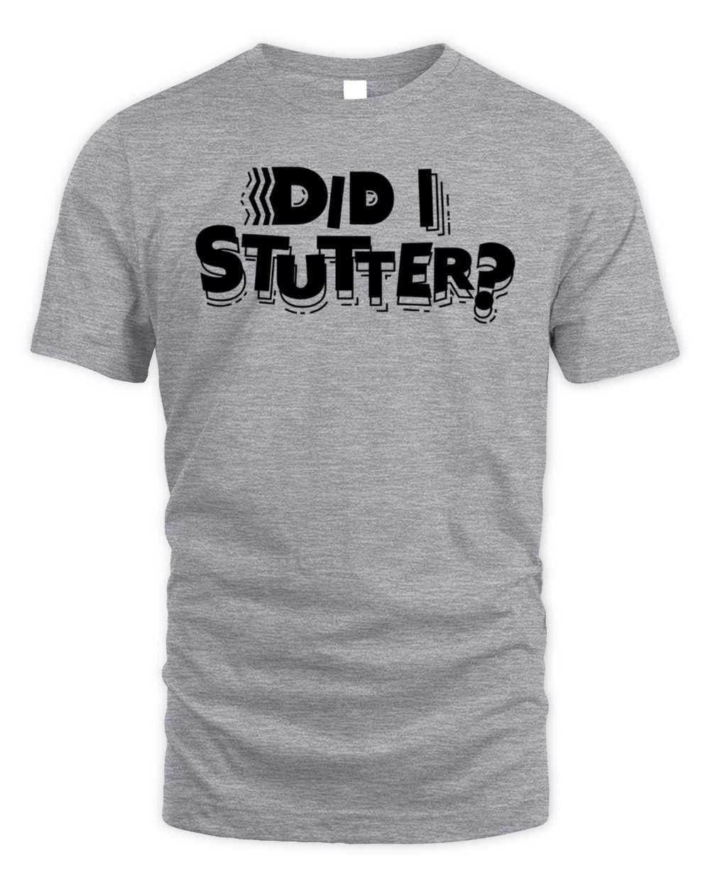 The Office Did I Stutter Grey T-Shirt