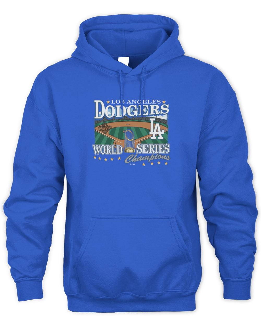 Men's '47 Royal Los Angeles Dodgers 2025 World Series Champions Hoodie Sweatshirt