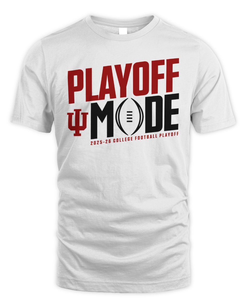 Indiana Hoosiers 2025-26 College Football Playoff Pass Protection T-Shirt