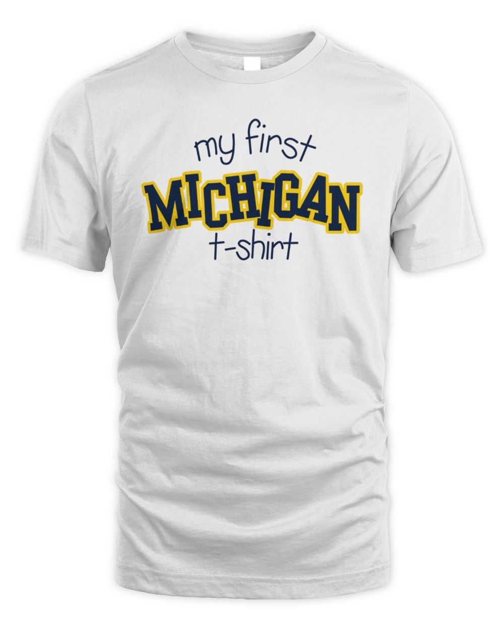 Michigan Wolverines White Infant "My First" Tee