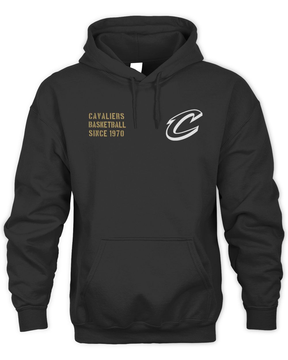 Cavaliers Team Shop Black Script C Print Hoodie