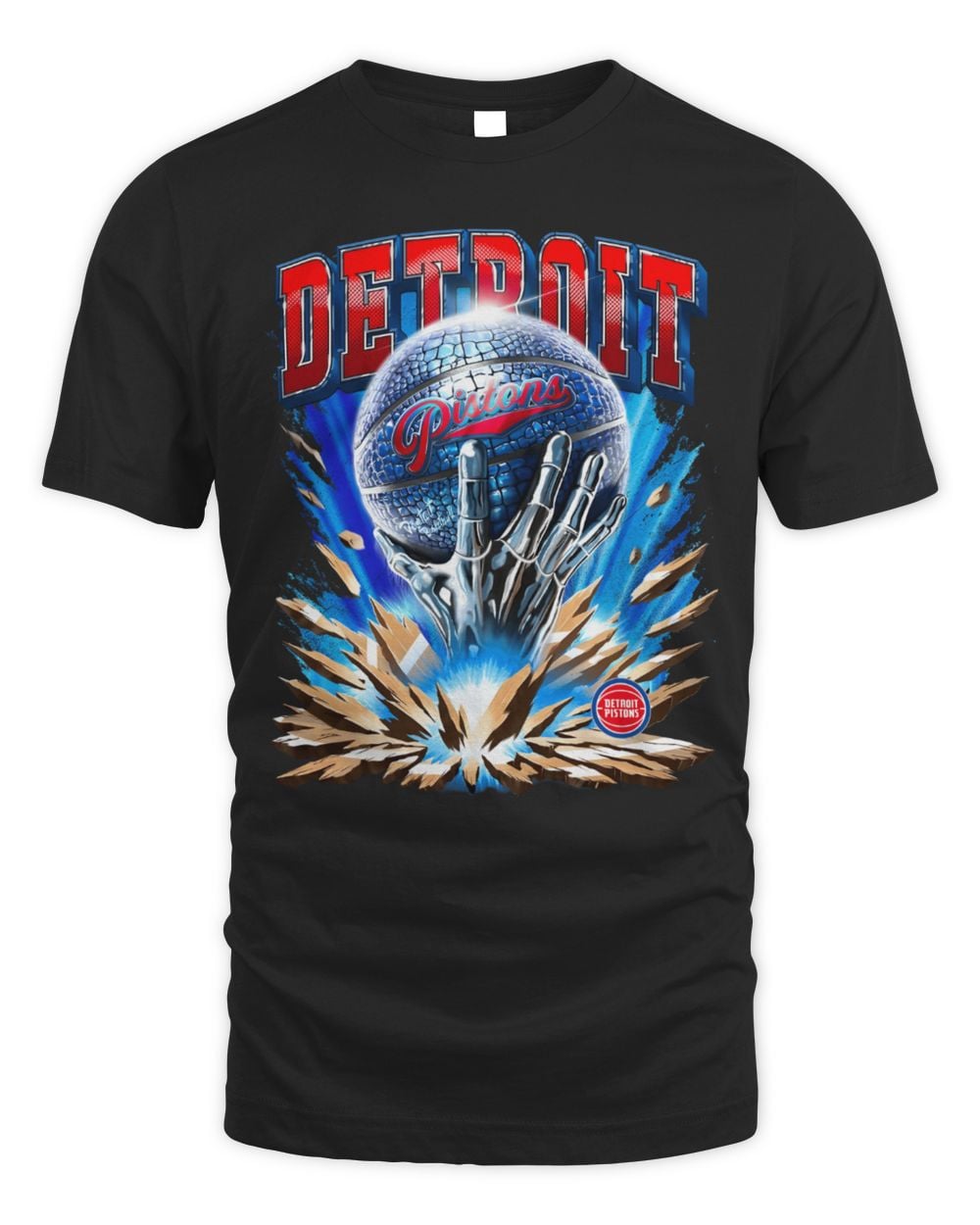 Detroit Pistons No Caller ID Kiwiclo Gator T-Shirt