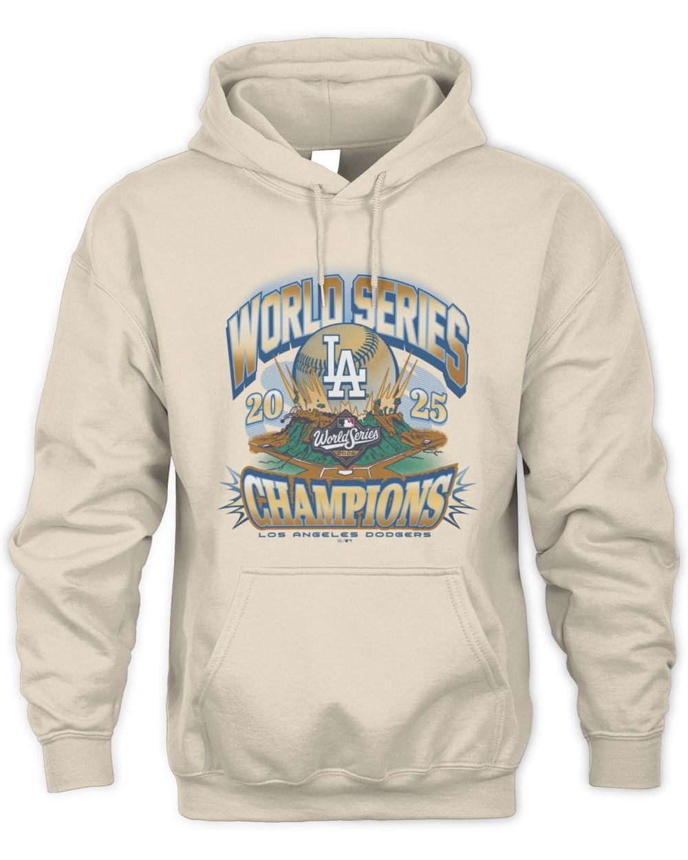 Official Los Angeles Dodgers 2025 World Series Champions '47 Hoodie Sweatshirt