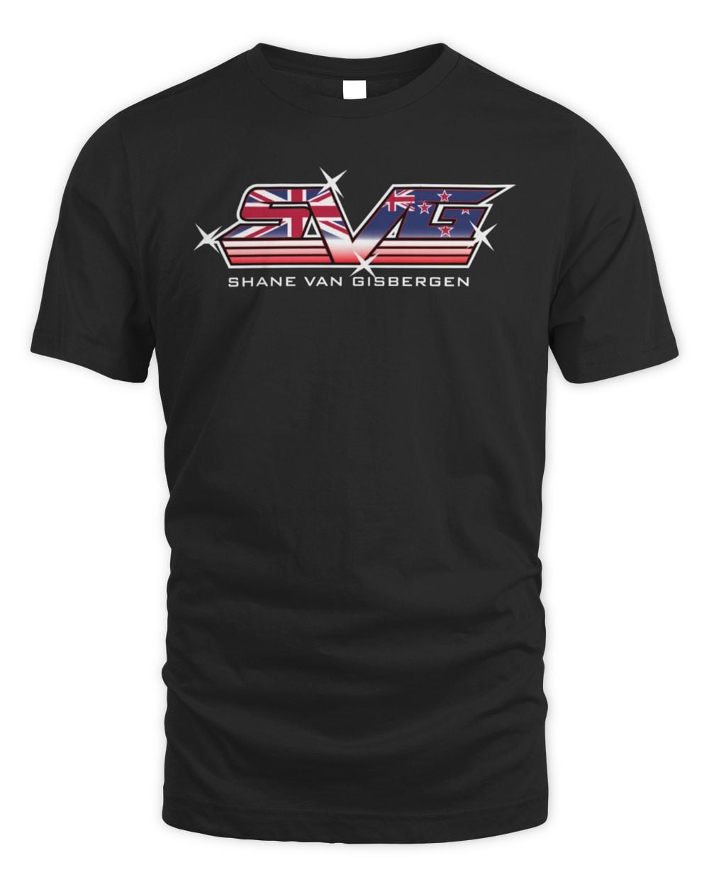 SVG New Zealand Flag Logo Official T Shirt