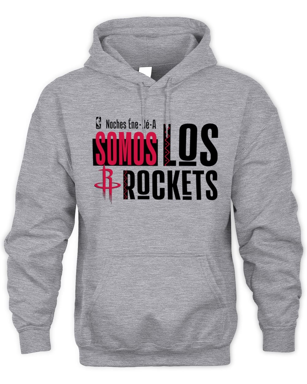 Men's Gray Houston Rockets Noches Training Hoodie Sweatshirt