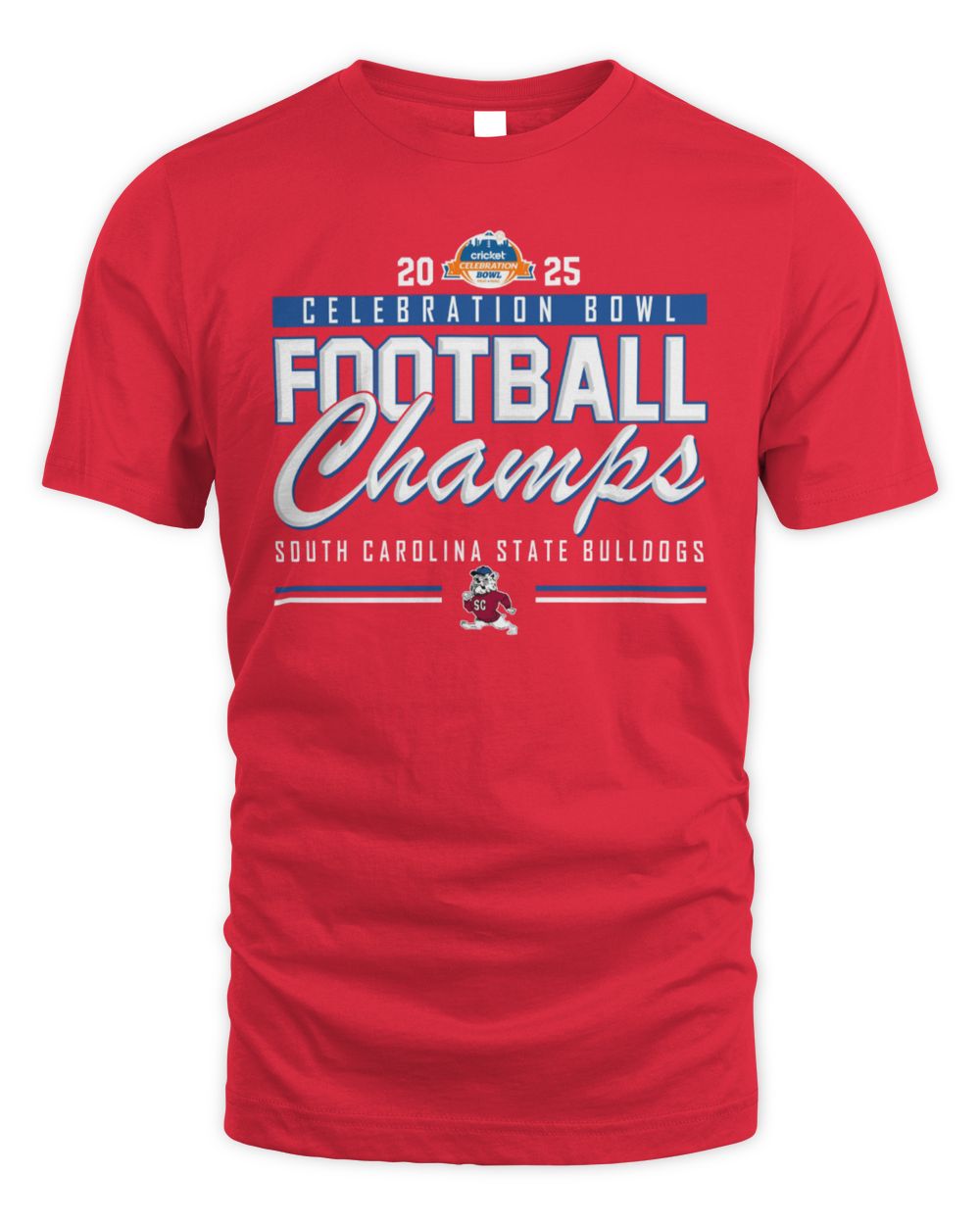 Official South Carolina State Bulldogs Celebration Bowl Champions 2025 Shirt