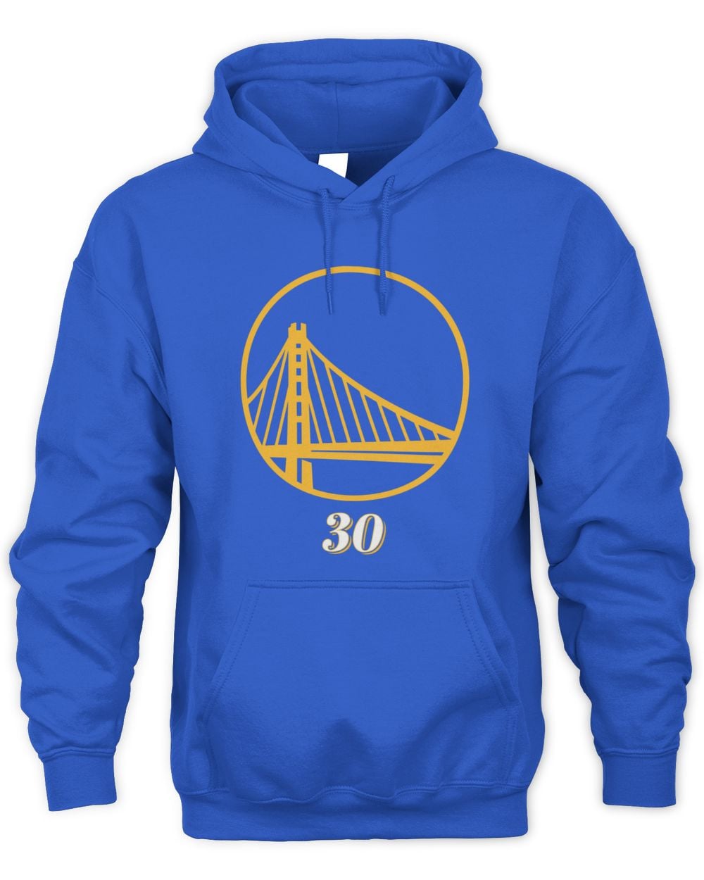 Men's Fanatics Stephen Curry Royal Golden State Warriors In The Paint Name & Number Hoodie Sweatshirt