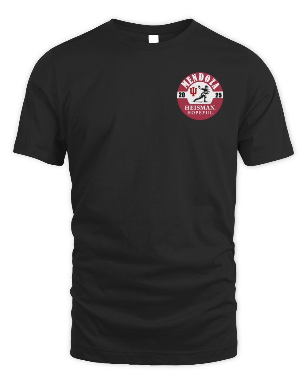 Fernando Mendoza Indiana Black Heisman Hopeful Button Tee