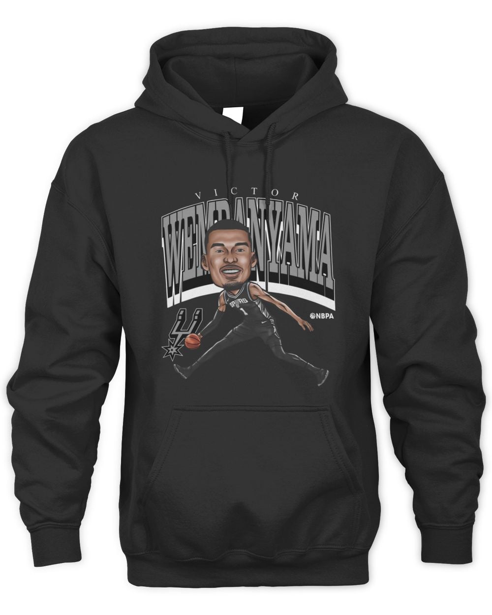 Victor Wembanyama San Antonio Spurs Cartoon Hoodie Sweatshirt