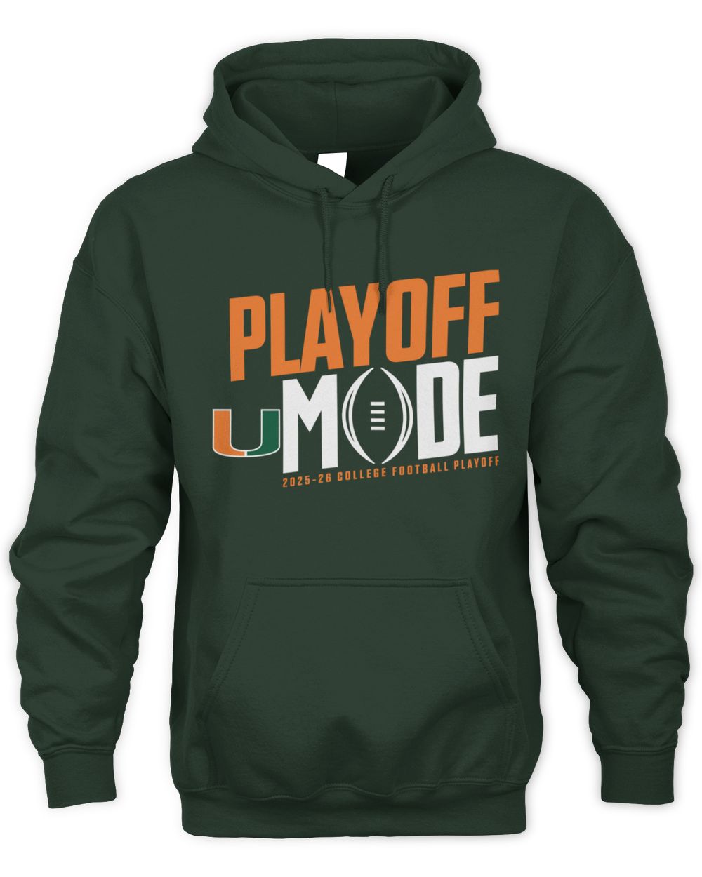 Miami Hurricanes 2025-26 College Football Playoff Pass Protection Hoodie Sweatshirt