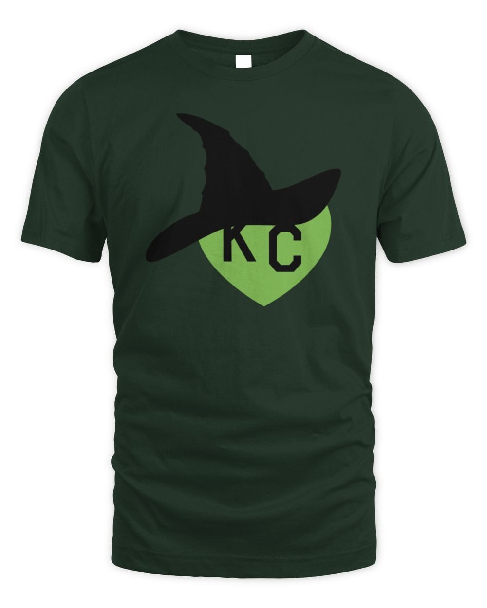 Charlie Hustle Shop Bad Witch KC Heart Green Tee