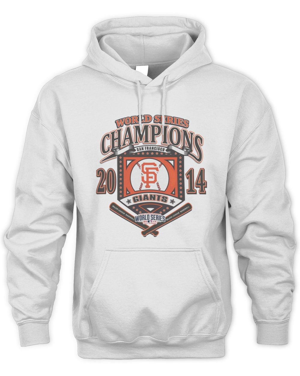 Men's White San Francisco Giants Cooperstown Collection World Series Champions Hoodie Sweatshirt