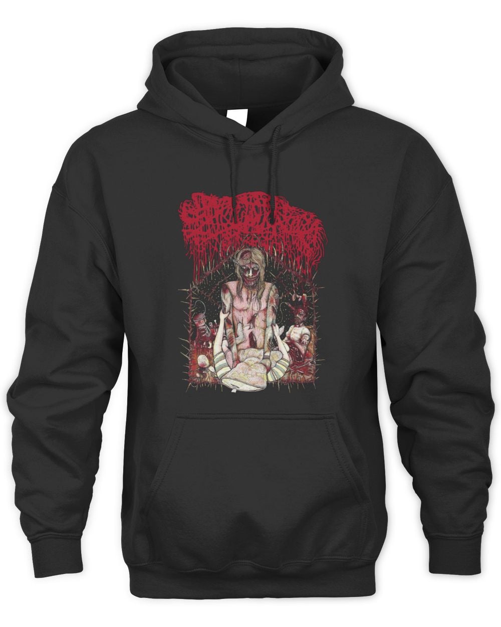 Sanguisugabogg Merch Suffocate Hoodie Sweatshirt