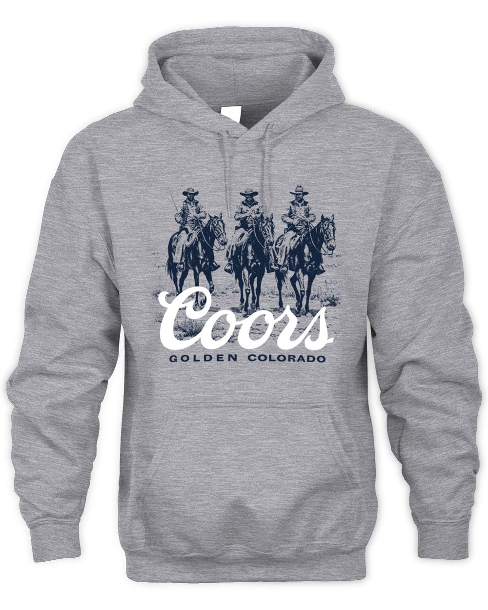 Coors Golden Colorado Three Cowboys Hoodie Sweatshirt