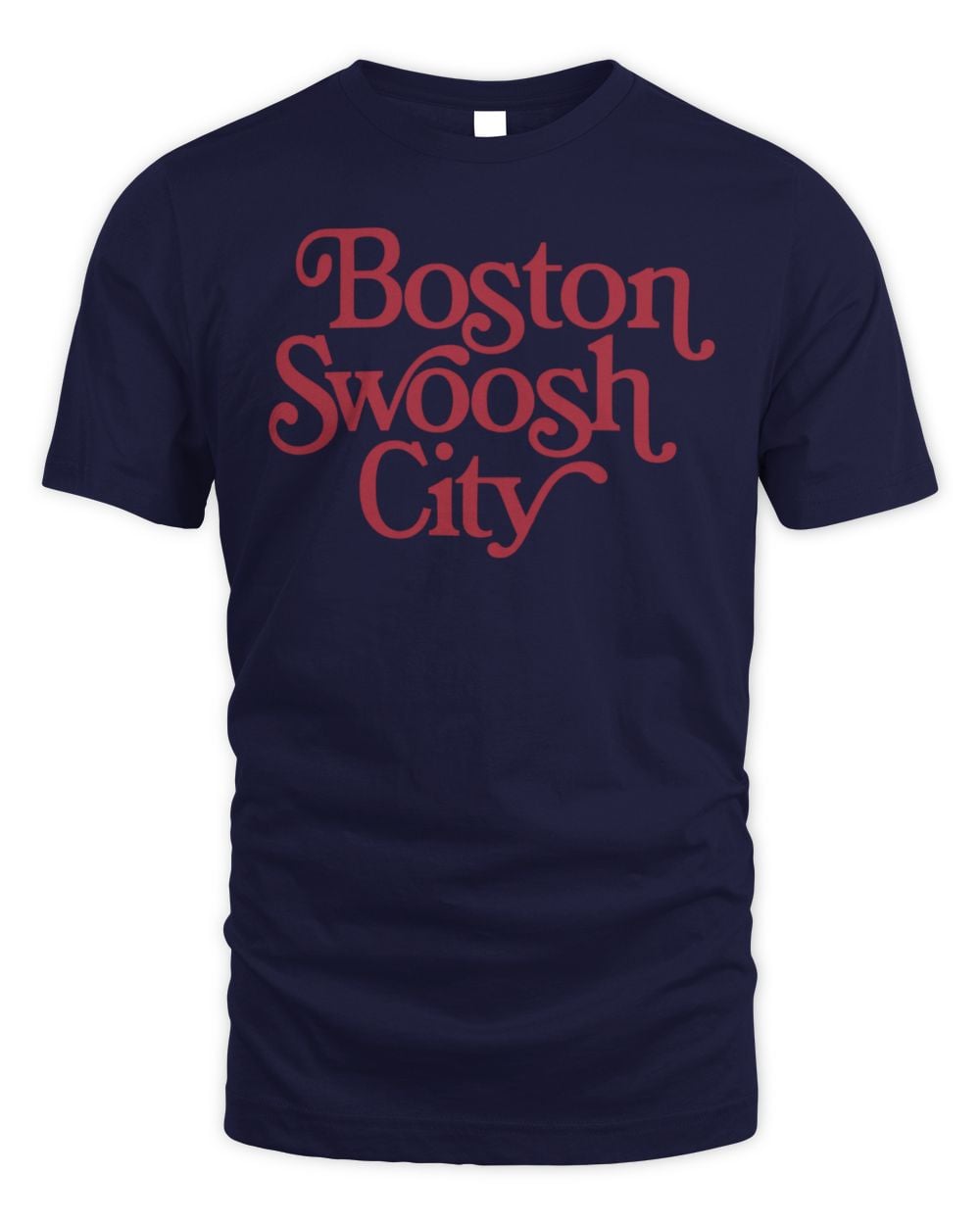 Boston Swoosh City Navy T-Shirt