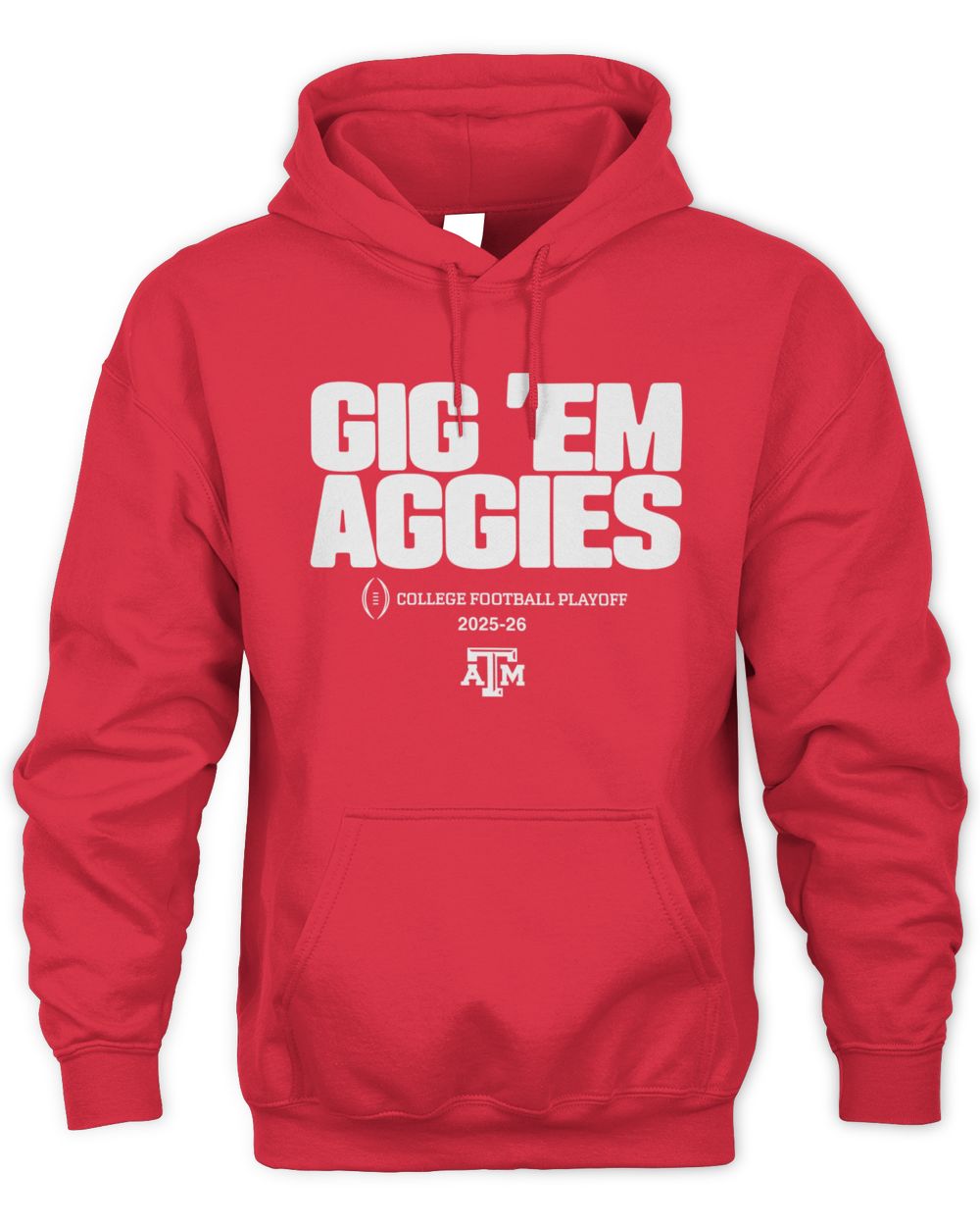 Texas A&M Aggies Football 2025 CFP Team Slogan Official Hoodie