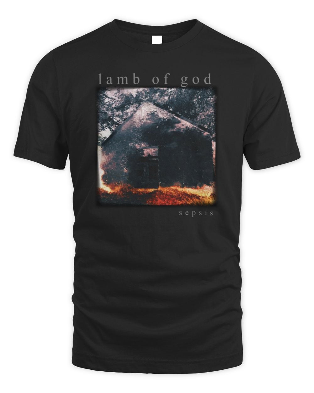 Lamb Of God Sepsis Cover Black Tee