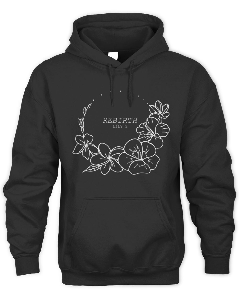 Lily Z Merch Rebirth Black Hoodie