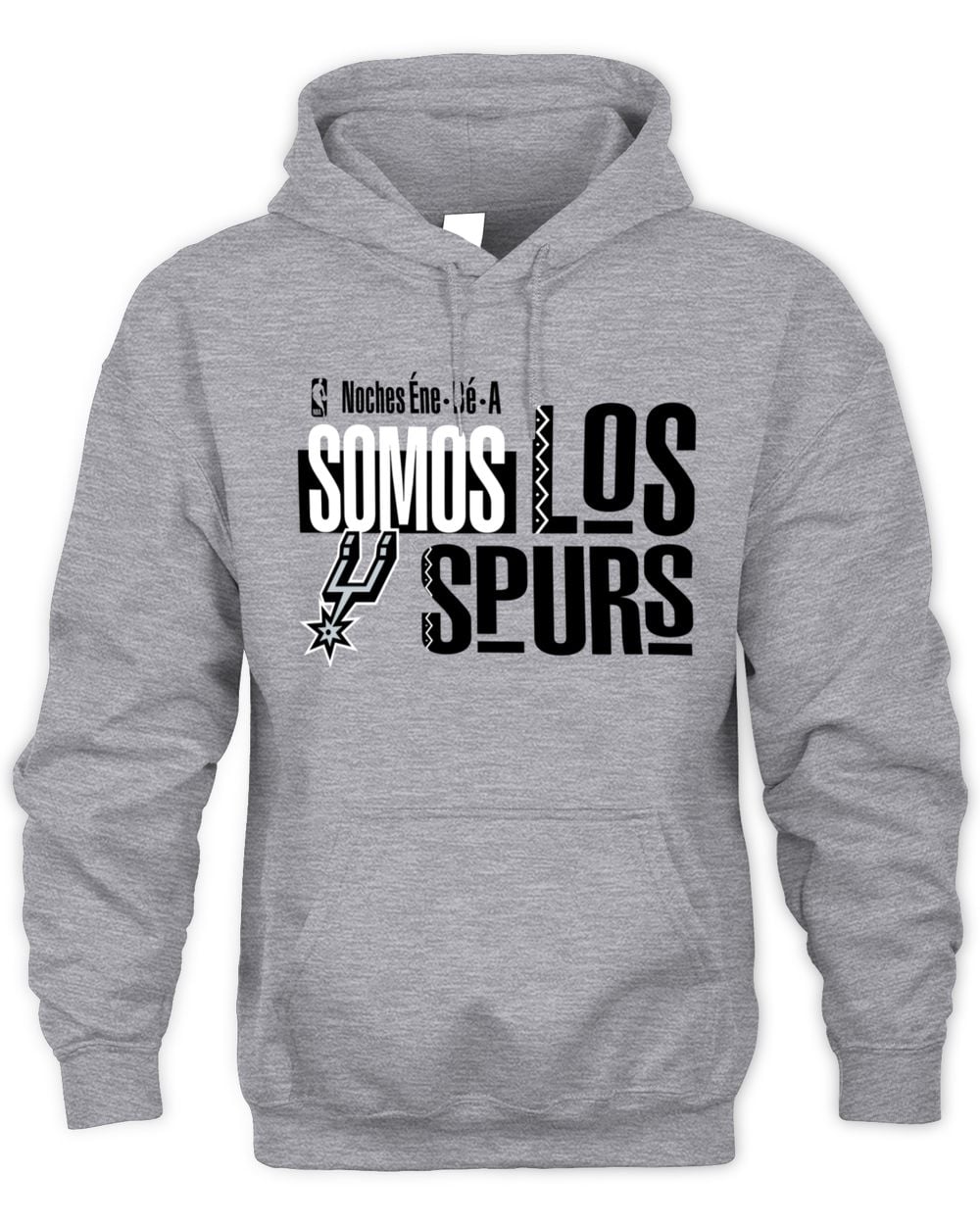 Men's Gray San Antonio Spurs Noches Training Hoodie Sweatshirt