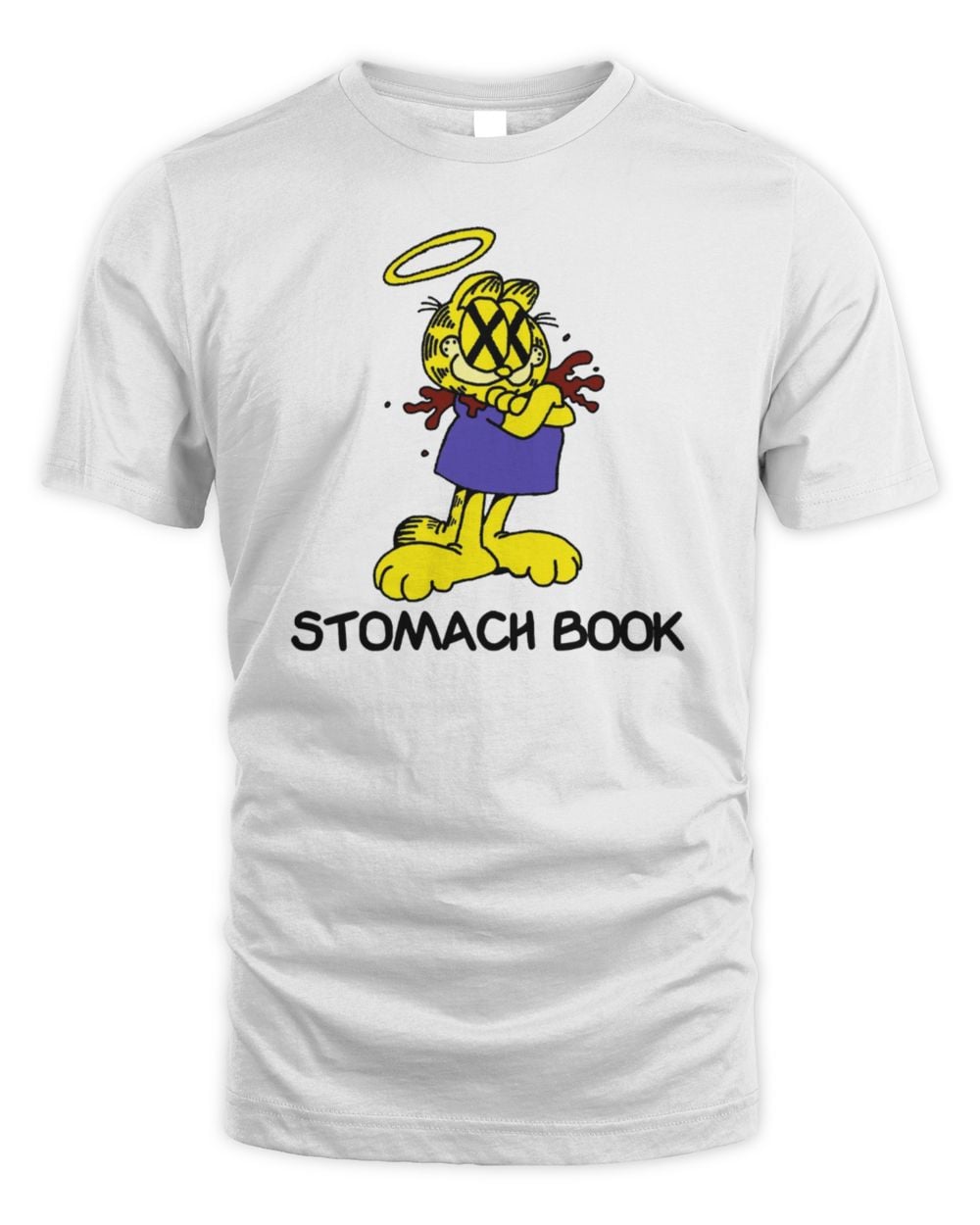 Stomach Book Merch Lasagna White Tee