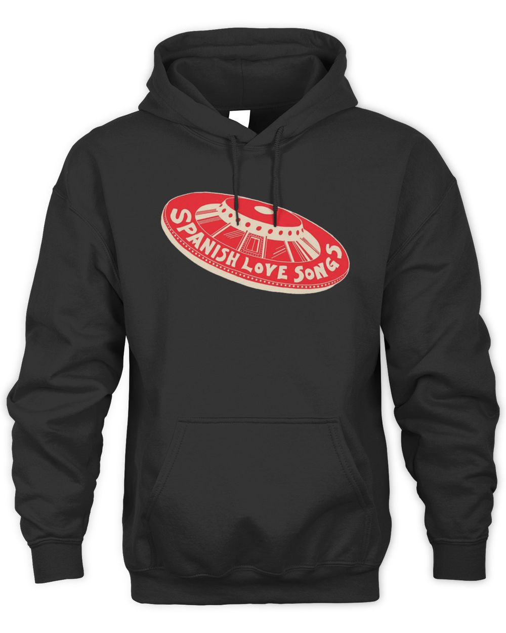 Spanish Love Songs UFO Black Hoodie Sweatshirt