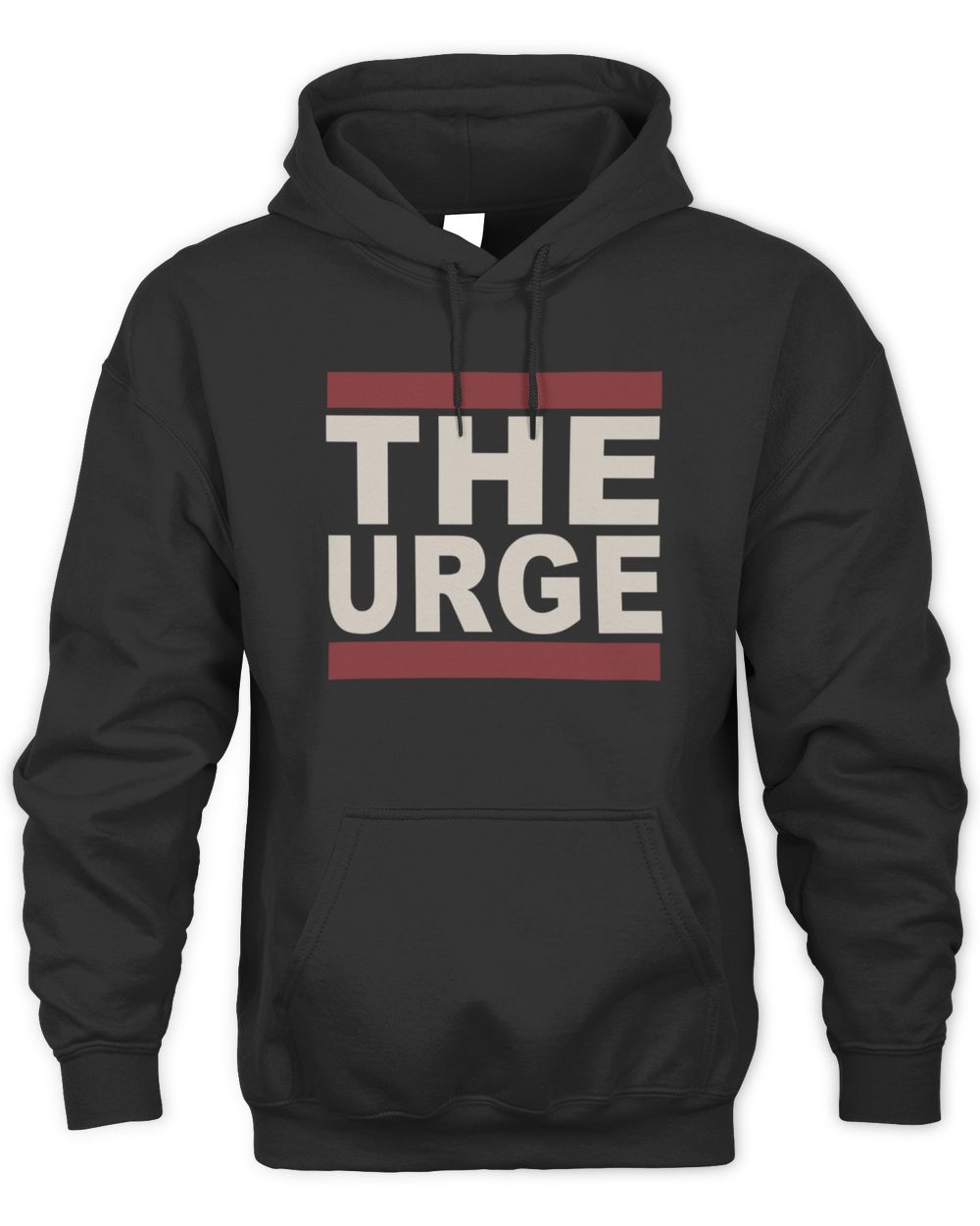 The Urge Distressed Logo Hoodie Sweatshirt