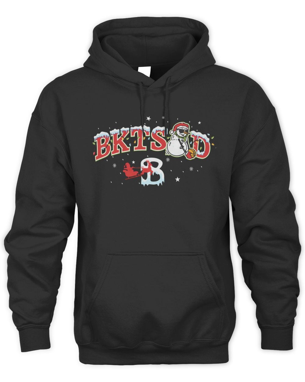 Bucketsquad Snowman Hoodie Black