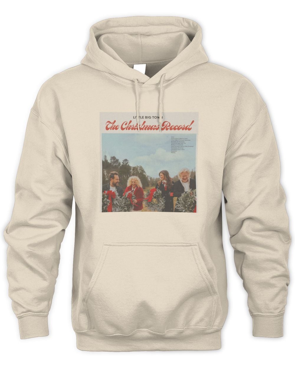 Little Big Town The Christmas Record Black Hoodie Sweatshirt