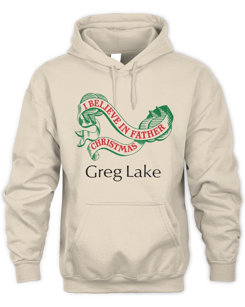 Elp Tmstor Merch Greg Lake I Believe in Father Christmas Hoodie