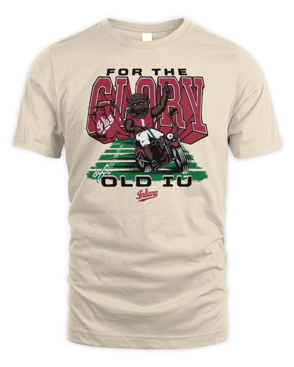 Indiana Football For The Glory Of Old IU Bison Tee