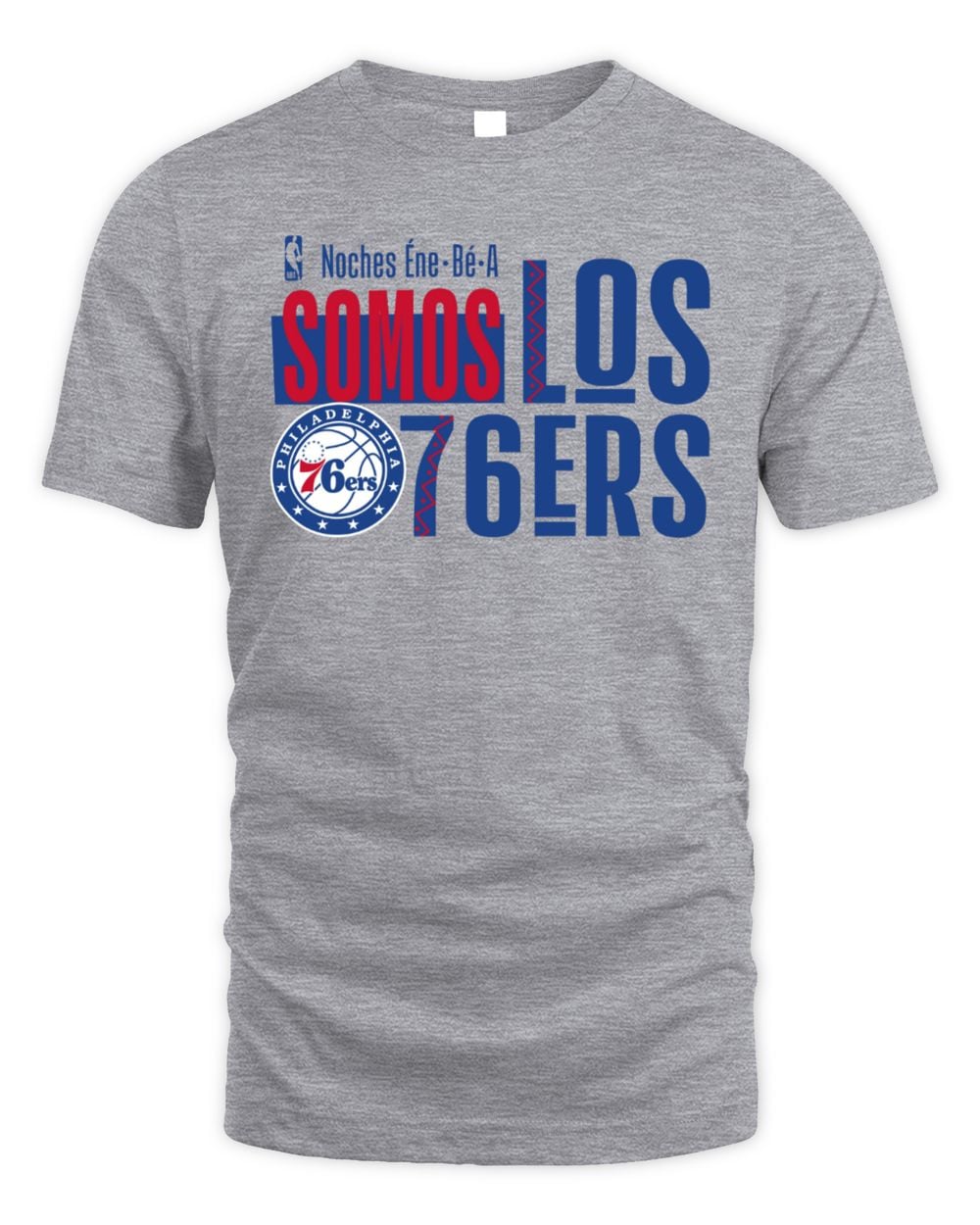 Men's Gray Philadelphia 76ers Noches Training T-Shirt