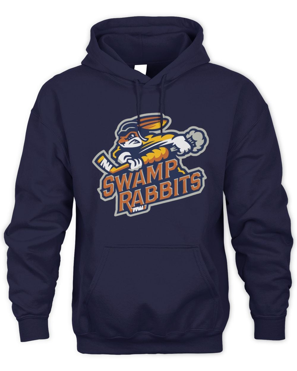 Greenville Swamp Rabbits 25-26 Logo Hoodie Navy