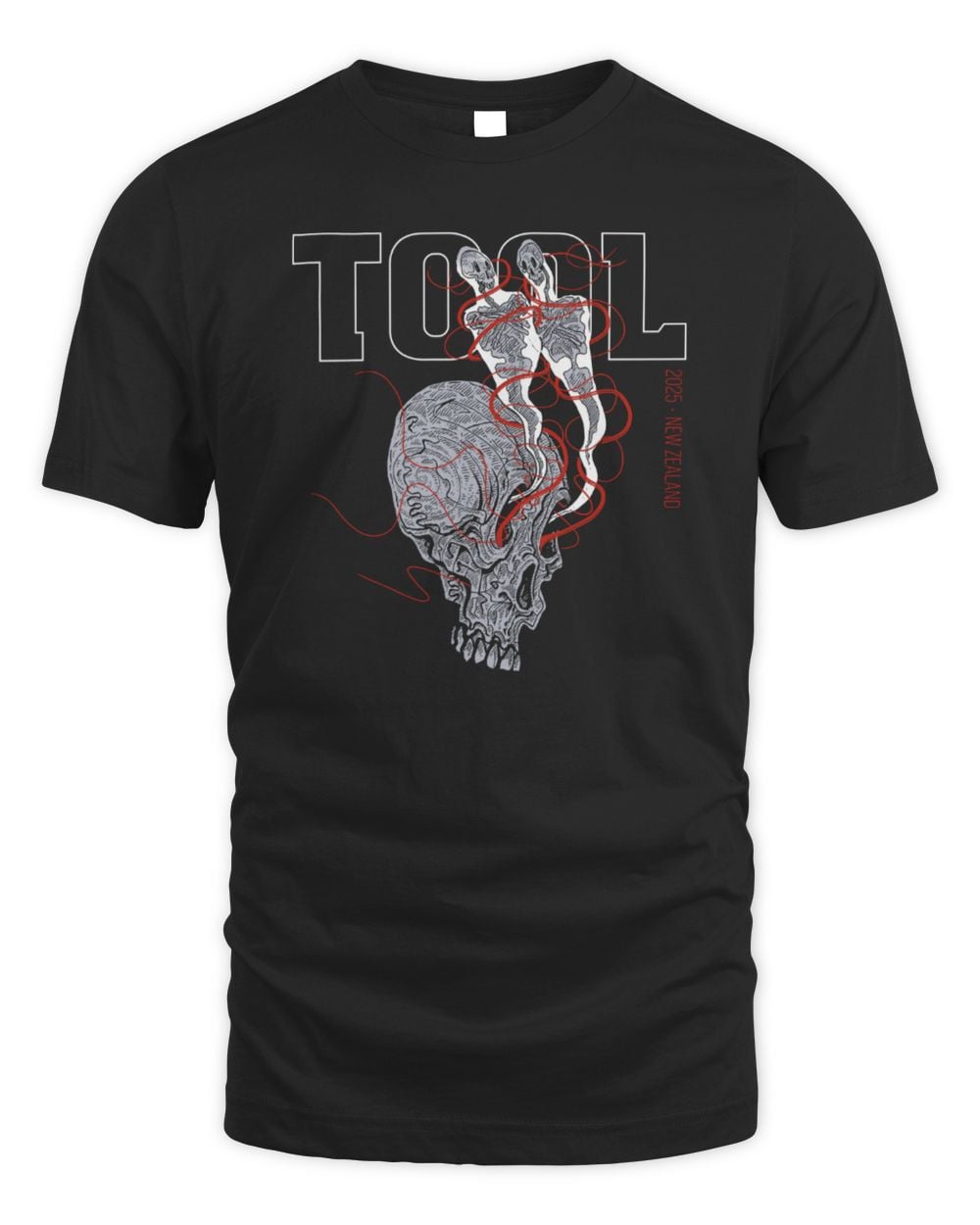Tool 2025 New Zealand Tour Event T-Shirt Black